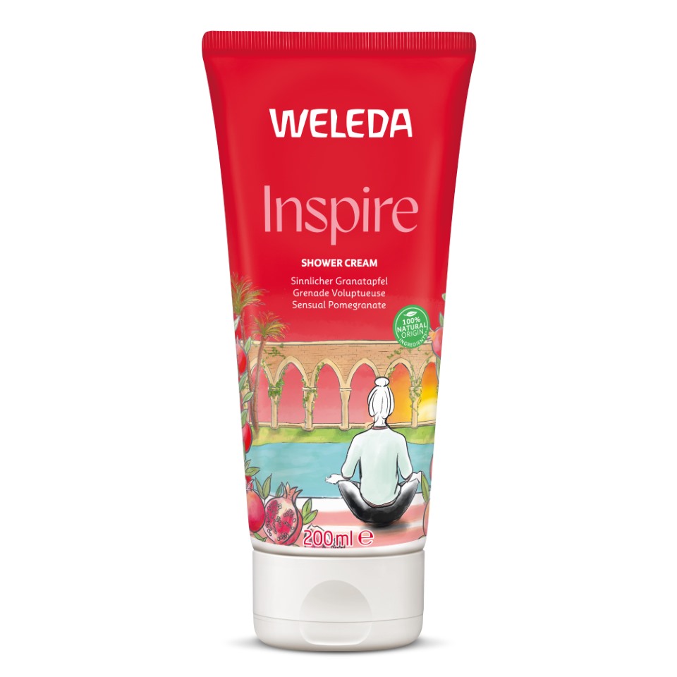 Weleda Inspire Cremă de rodie Soluție de duș 200ml