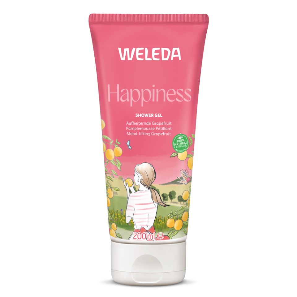 Weleda Happiness Loțiune cremoasă de duș cu grapefruit 200ml