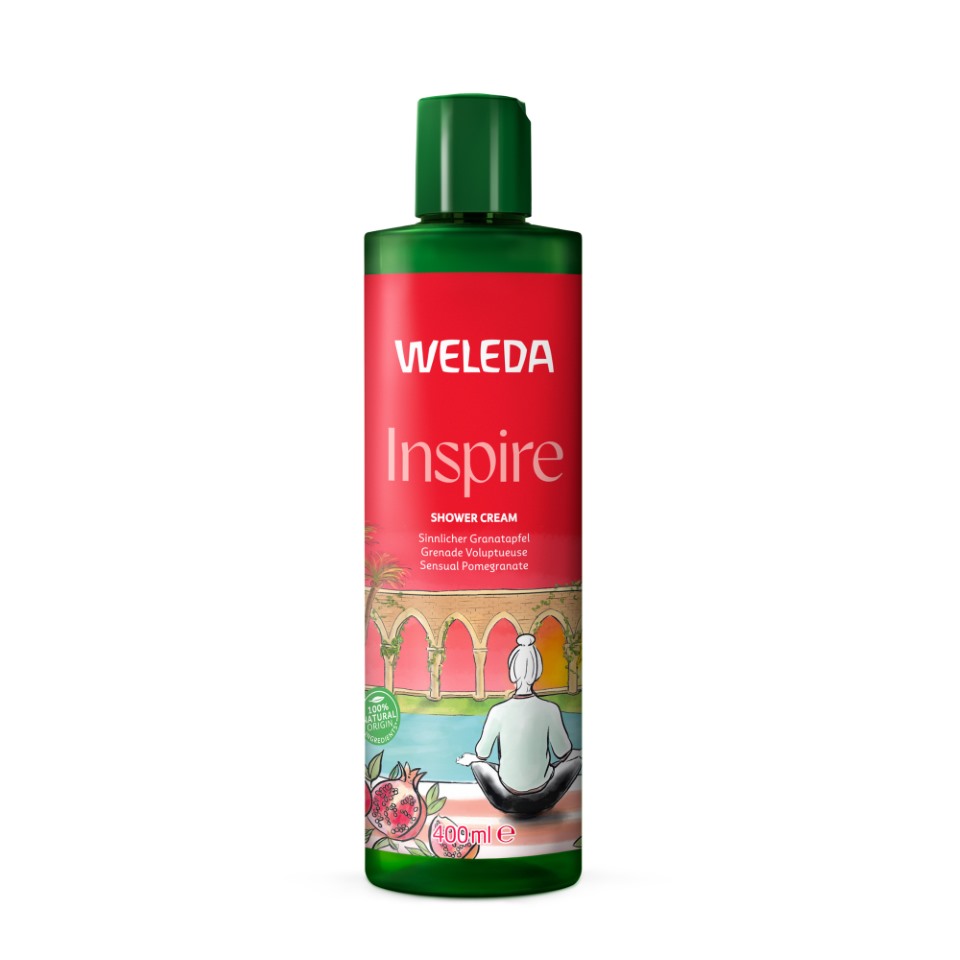 Weleda Inspire Cremă de rodie Soluție de duș 400ml