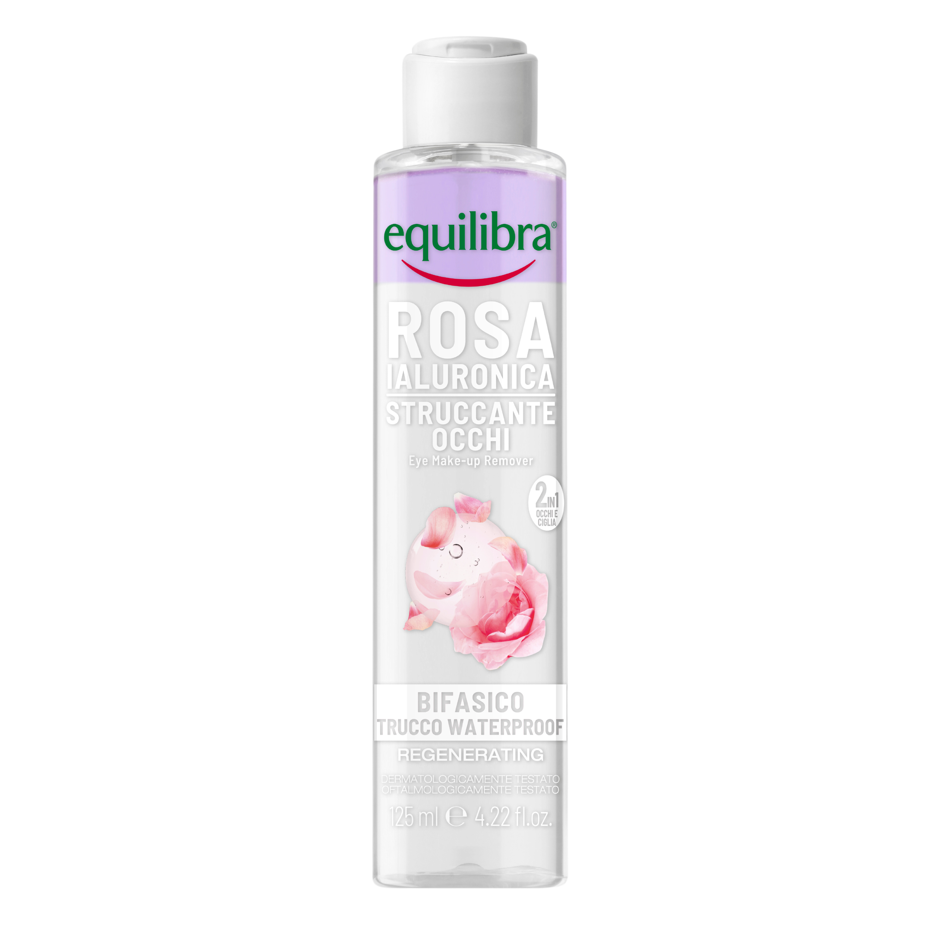Equilibra Rosa Ialuronica demachiant bifazic cu acid hialuronic 125ml