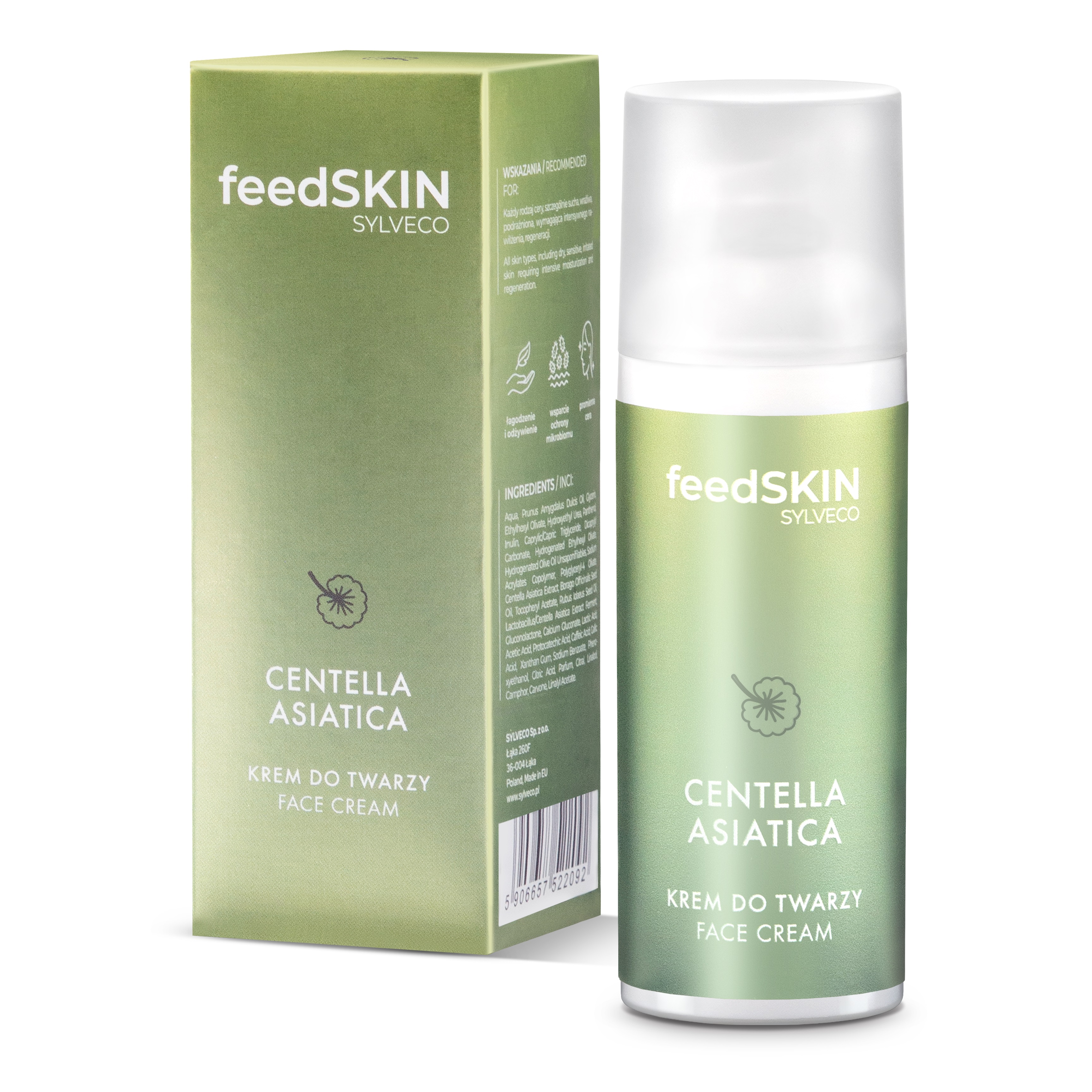 FeedSKIN Centella Asiatica Cremă de față 50ml