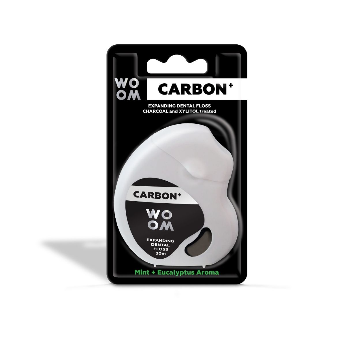 WOOM Carbon+ Ață dentară umflantă 30m