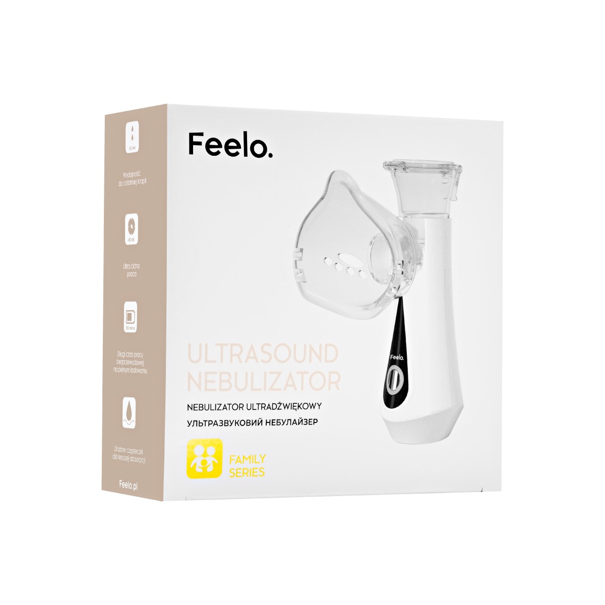 Nebulizator ultrasonic FEELO Family pentru copii și adulți
