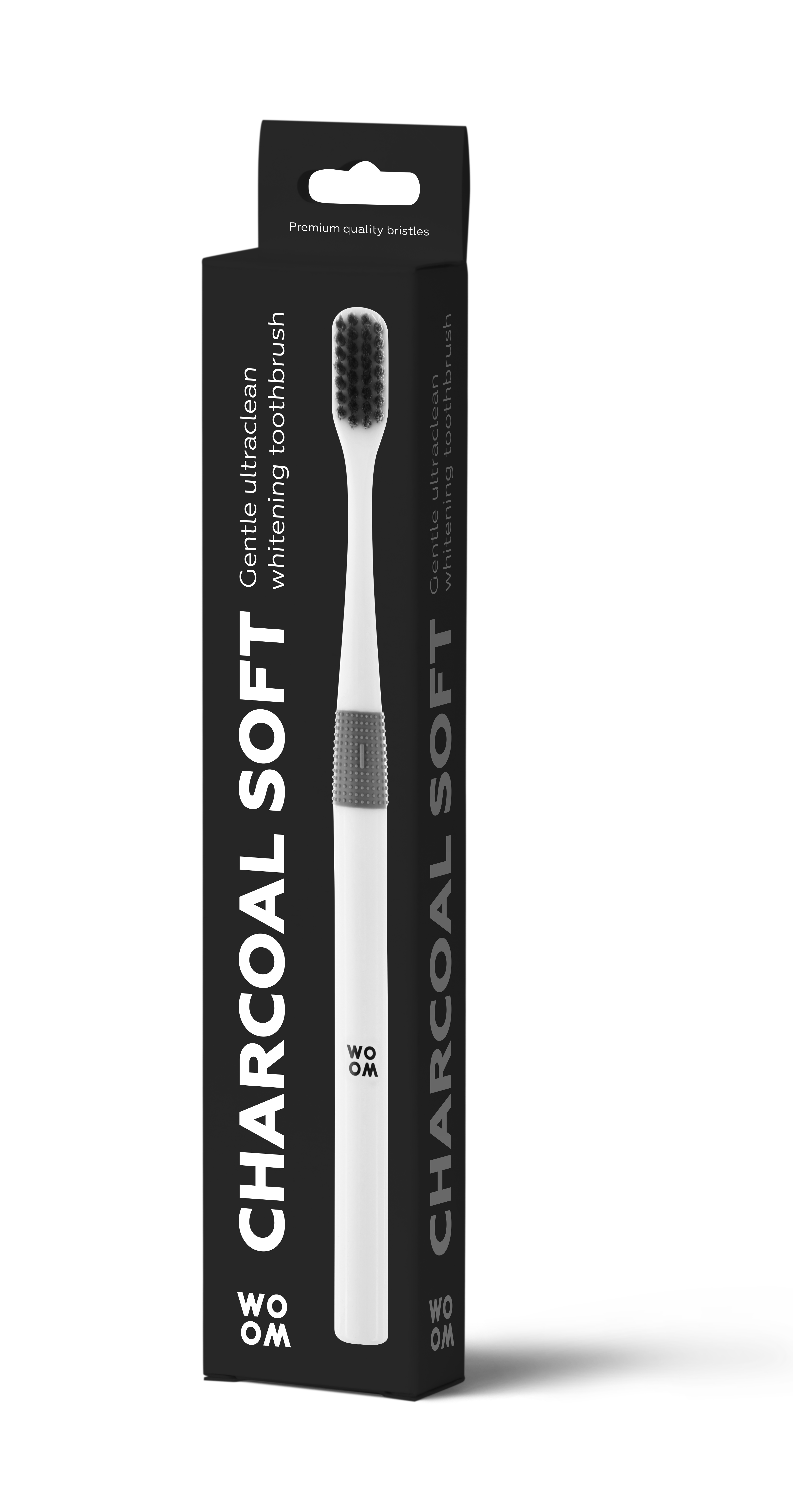 WOOM Periuță de dinți moale cu carbon