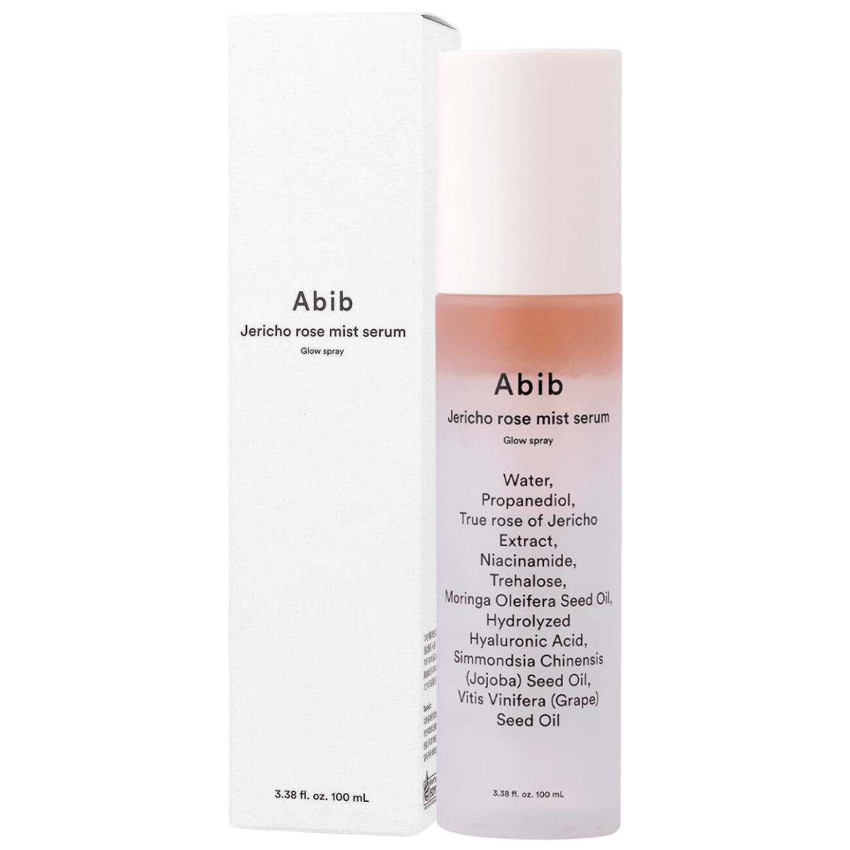 Abib Jericho Rose Mist Serum Glow Spray Serum iluminator pentru față 100ml