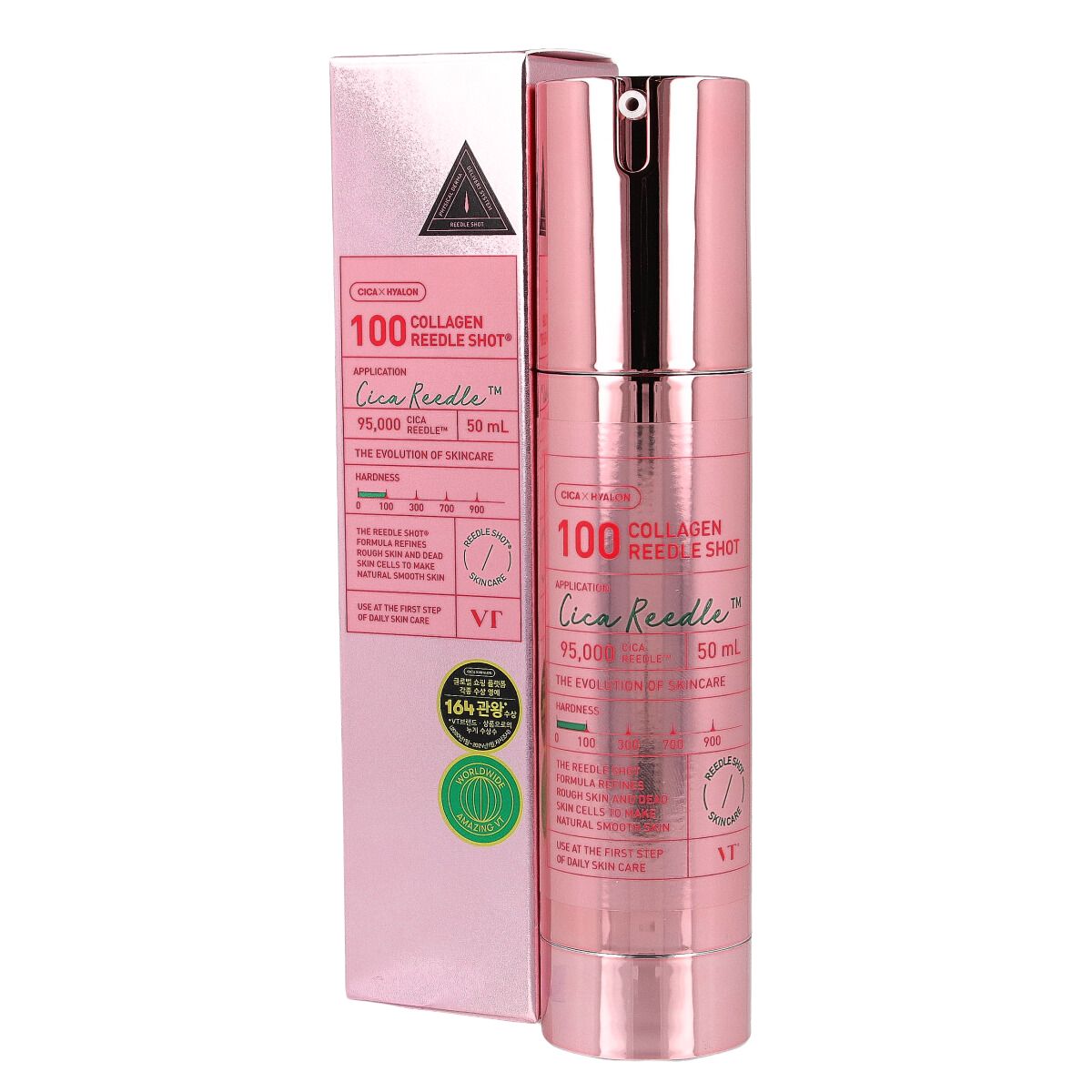 VT Cosmetics 100 Colagen Reedle Shot Ser facial de întărire și reparare 50ml