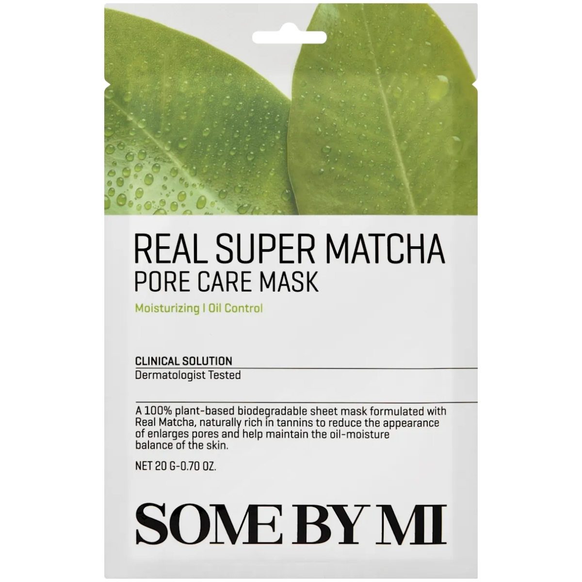 Some By Mi Real Super Matcha Mask Mască pentru reducerea vizibilității comparațiilor