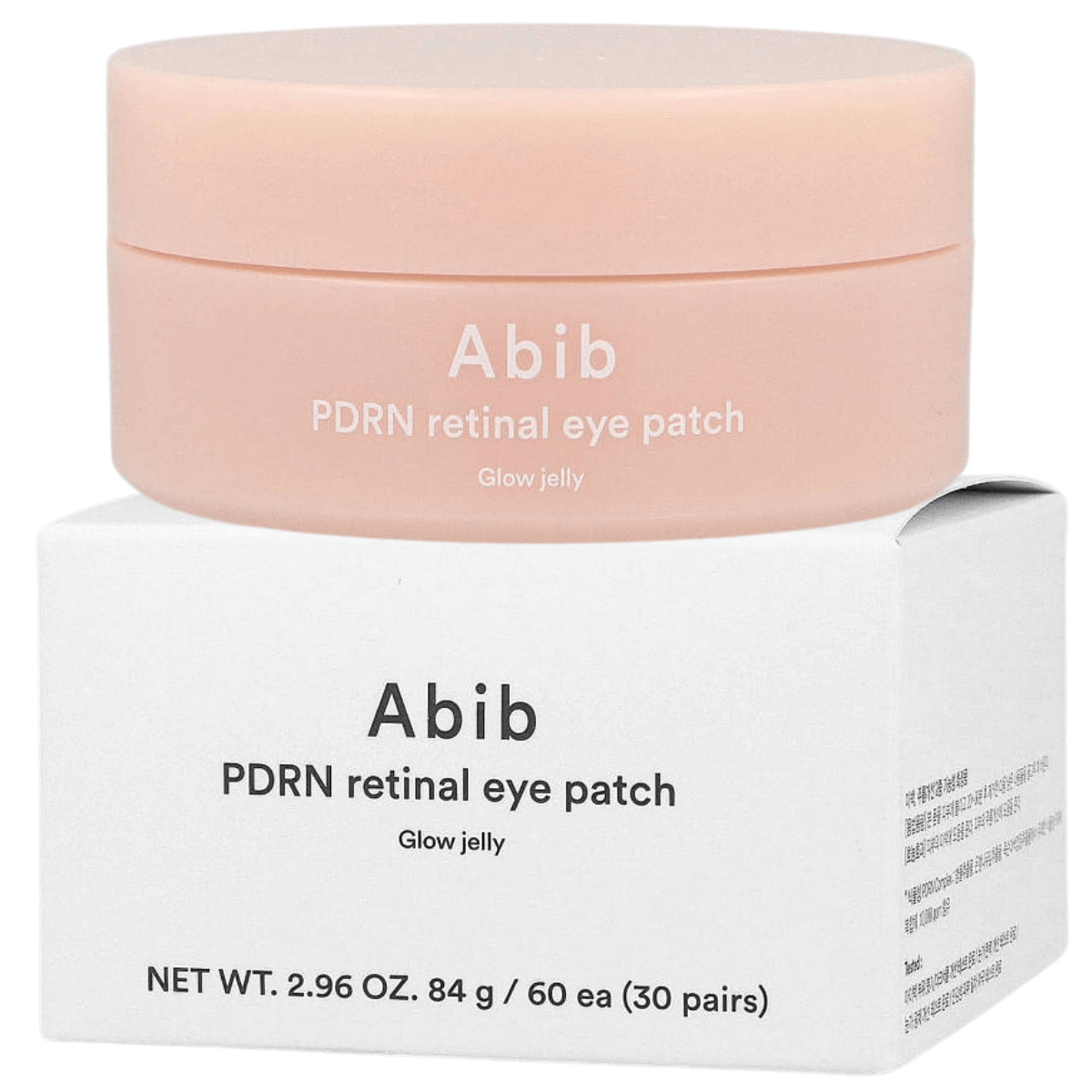 Abib PDRN Reinal Eye Patch Patch hidrogel pentru ochi cu colagen retinian și cafeină 60 de bucăți