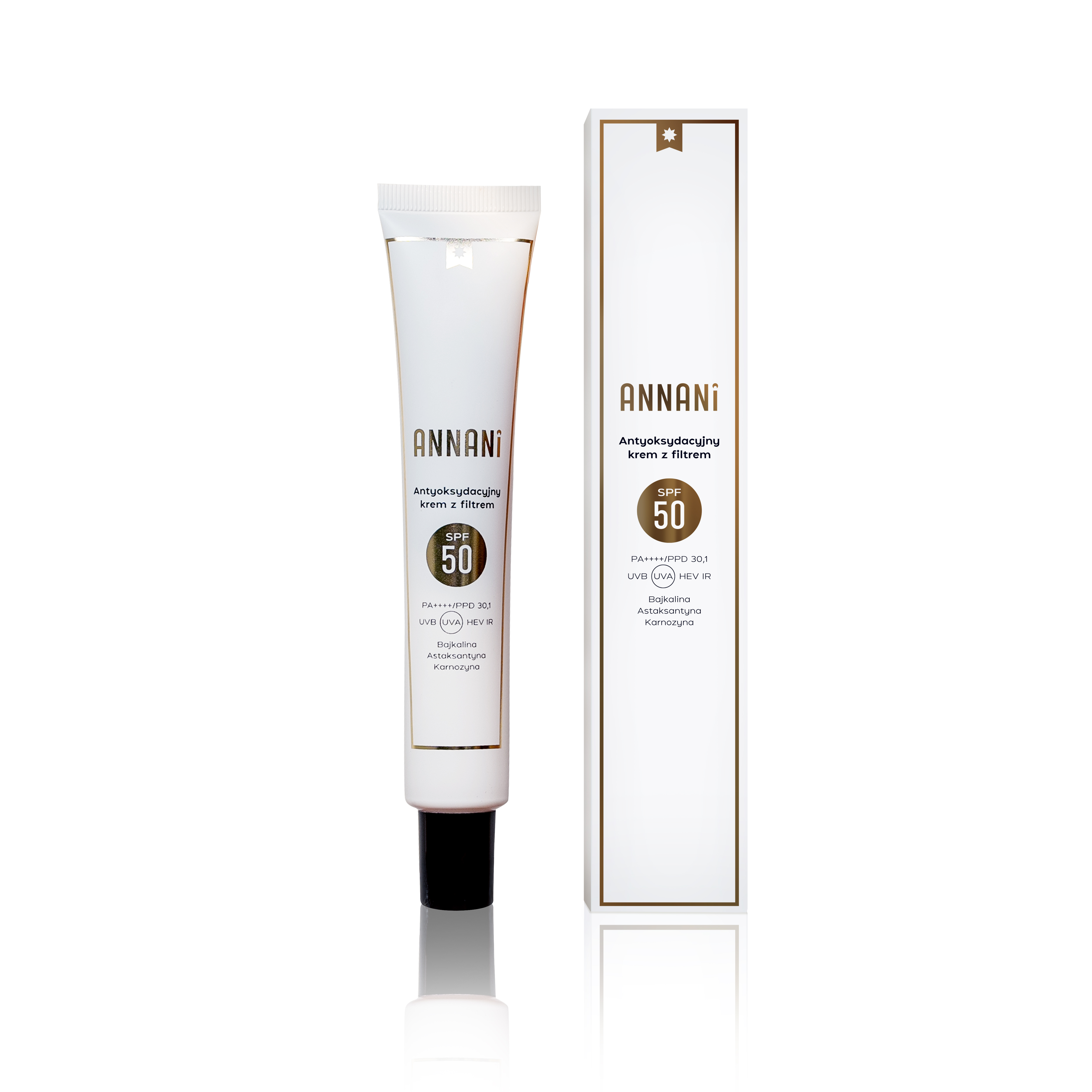 Annani Protecție solară antioxidantă SPF50 50ml