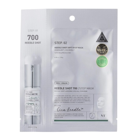 VT Cosmetics Reedle Shot 700 2 Step Firming Sheet Face Mask