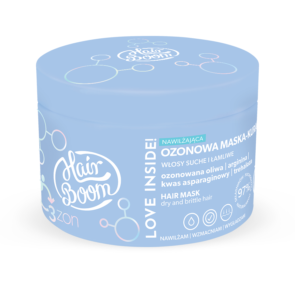 HairBoom Mască de păr hidratantă cu ozon-Cure 225ml