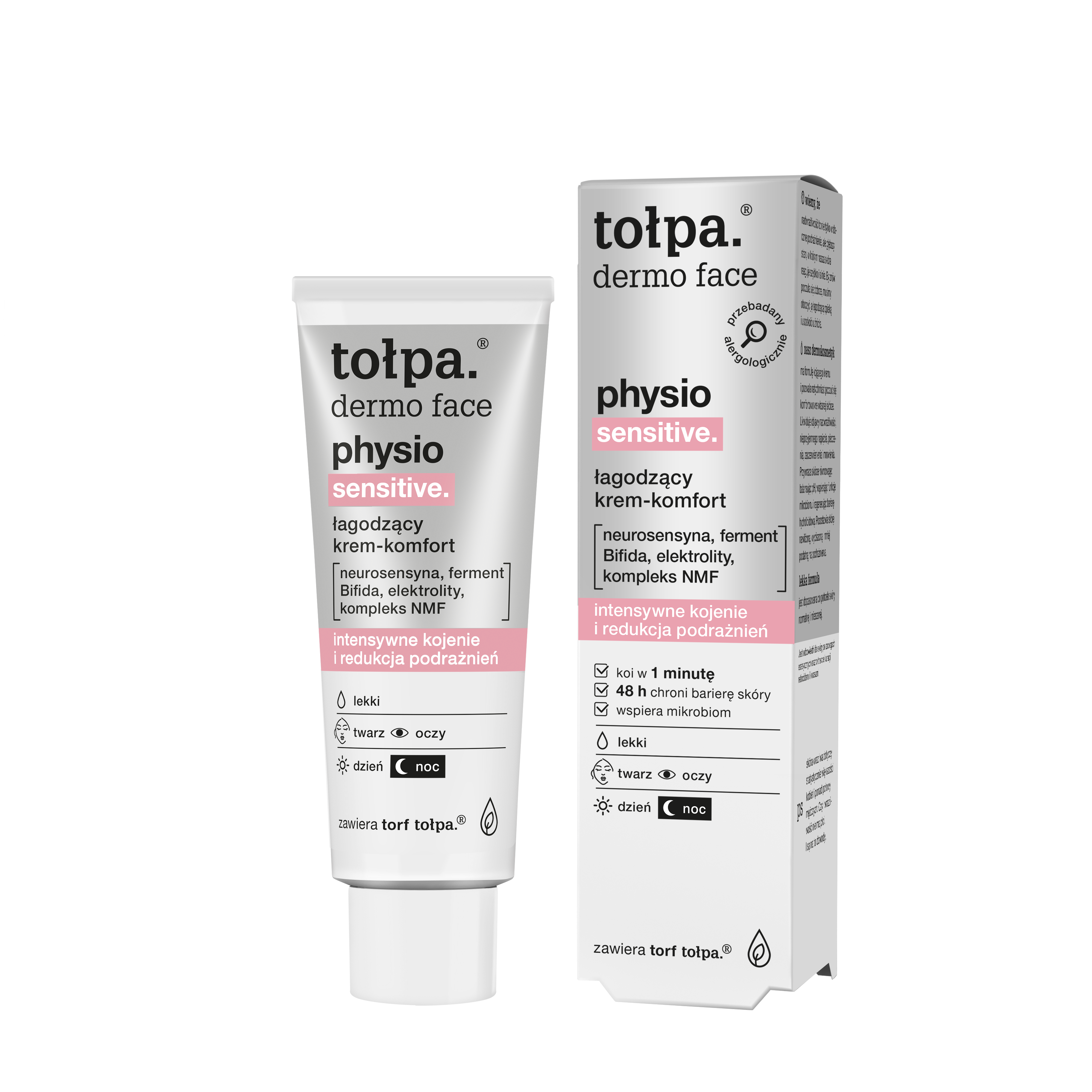 Tolpa Dermo Face Physio Sensitive Crema de confort ușoară și liniștitoare 40ml