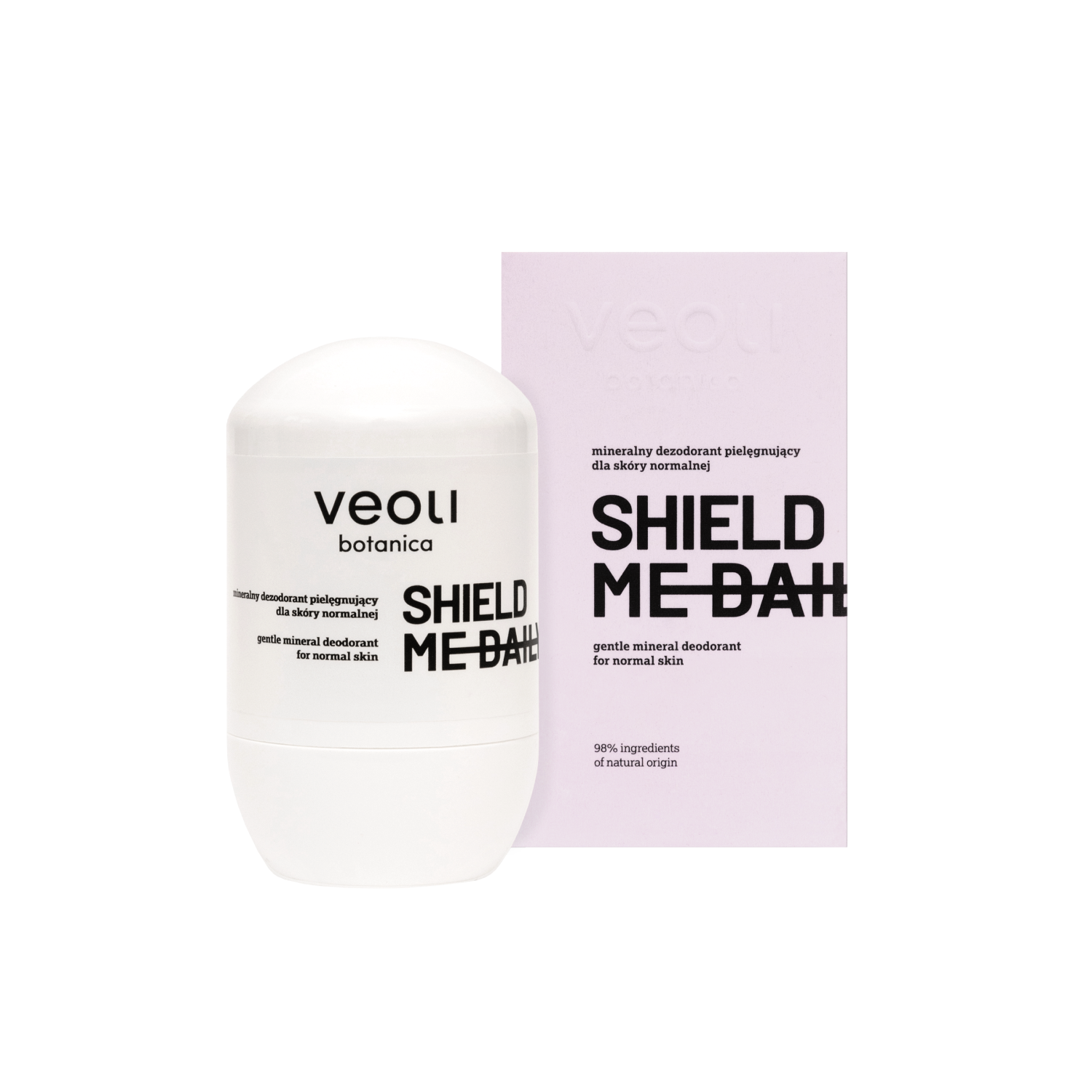 Veoli Botanica Shield Me Daily Mineral Skin Care Deodorant pentru piele normală 50ml