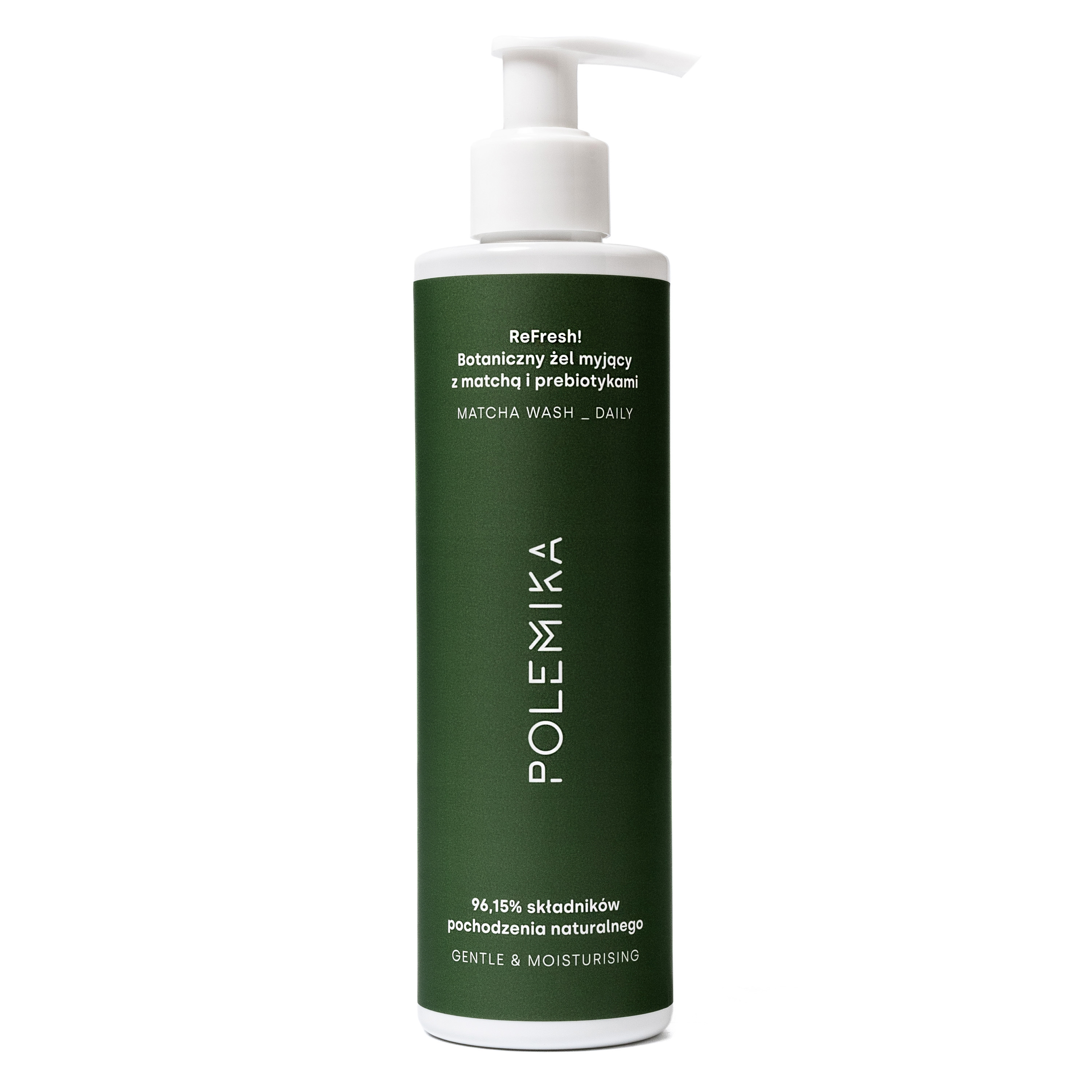 Polemică ReFresh! Gel botanic de curățare cu Matcha și prebiotice 230ml