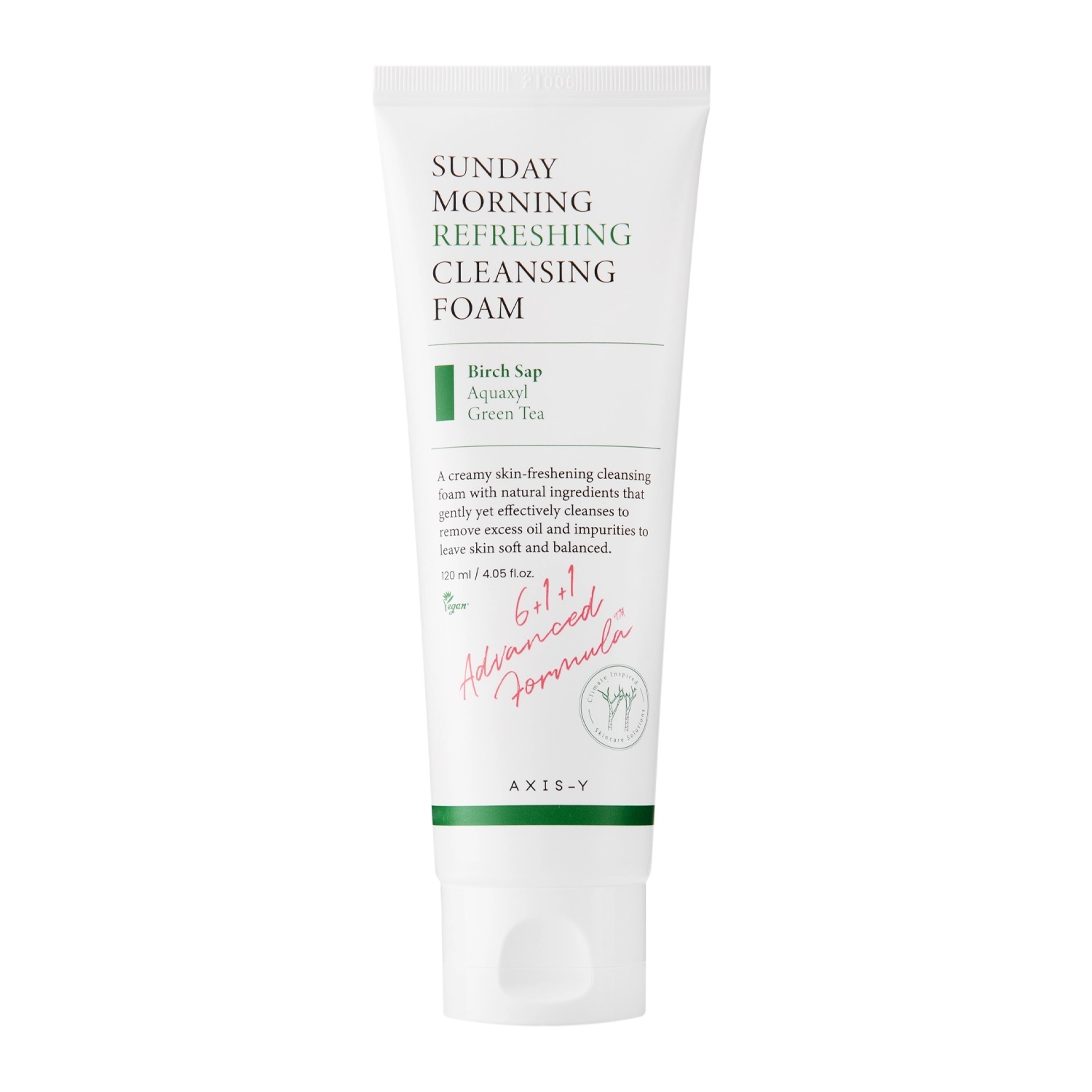 Axis-y Sunday Morning Spumă de curățare răcoritoare Spumă facială 120ml