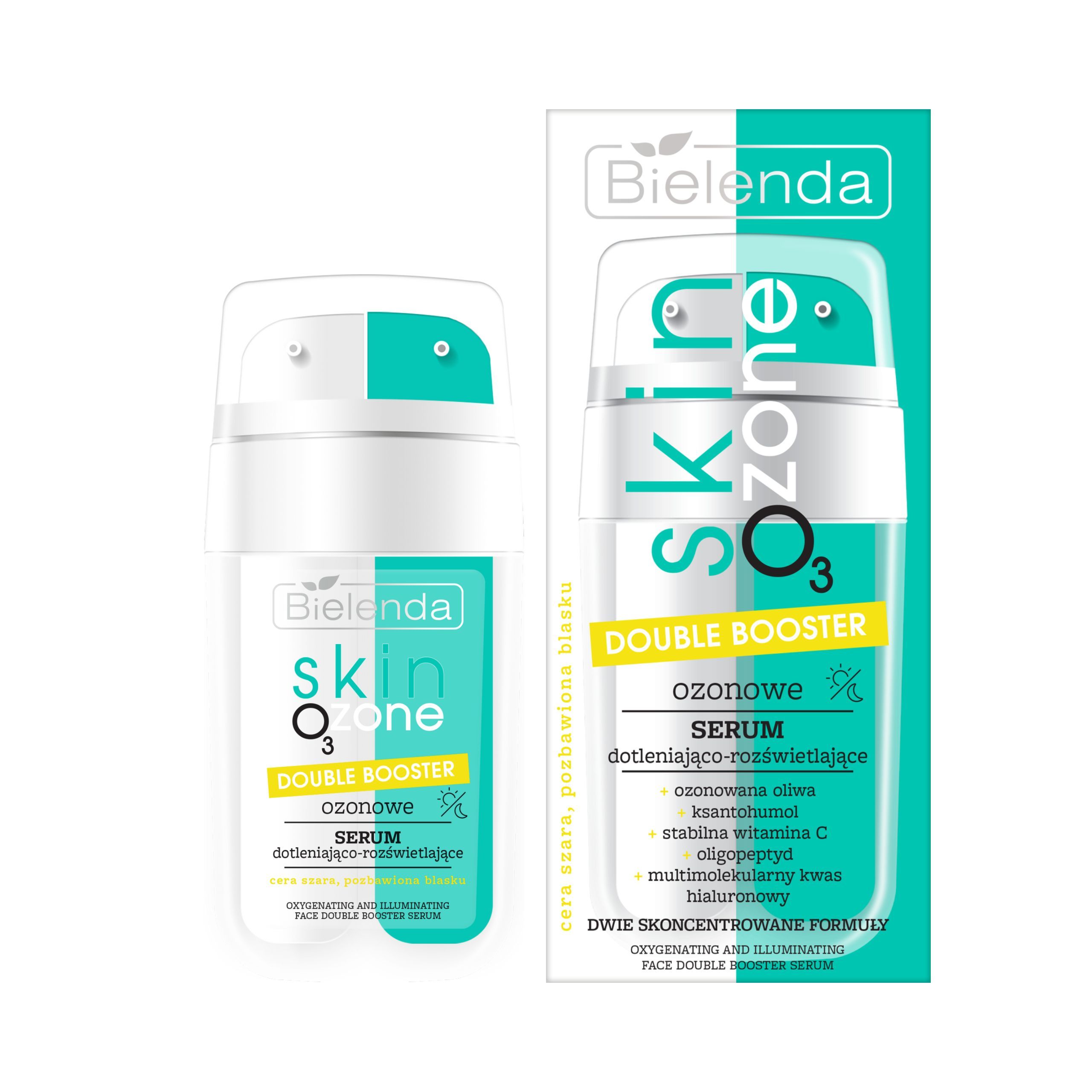 Bielenda Skin O3 Zone Ozone Oxygenating and Illuminating Serum 2x7.5ml
