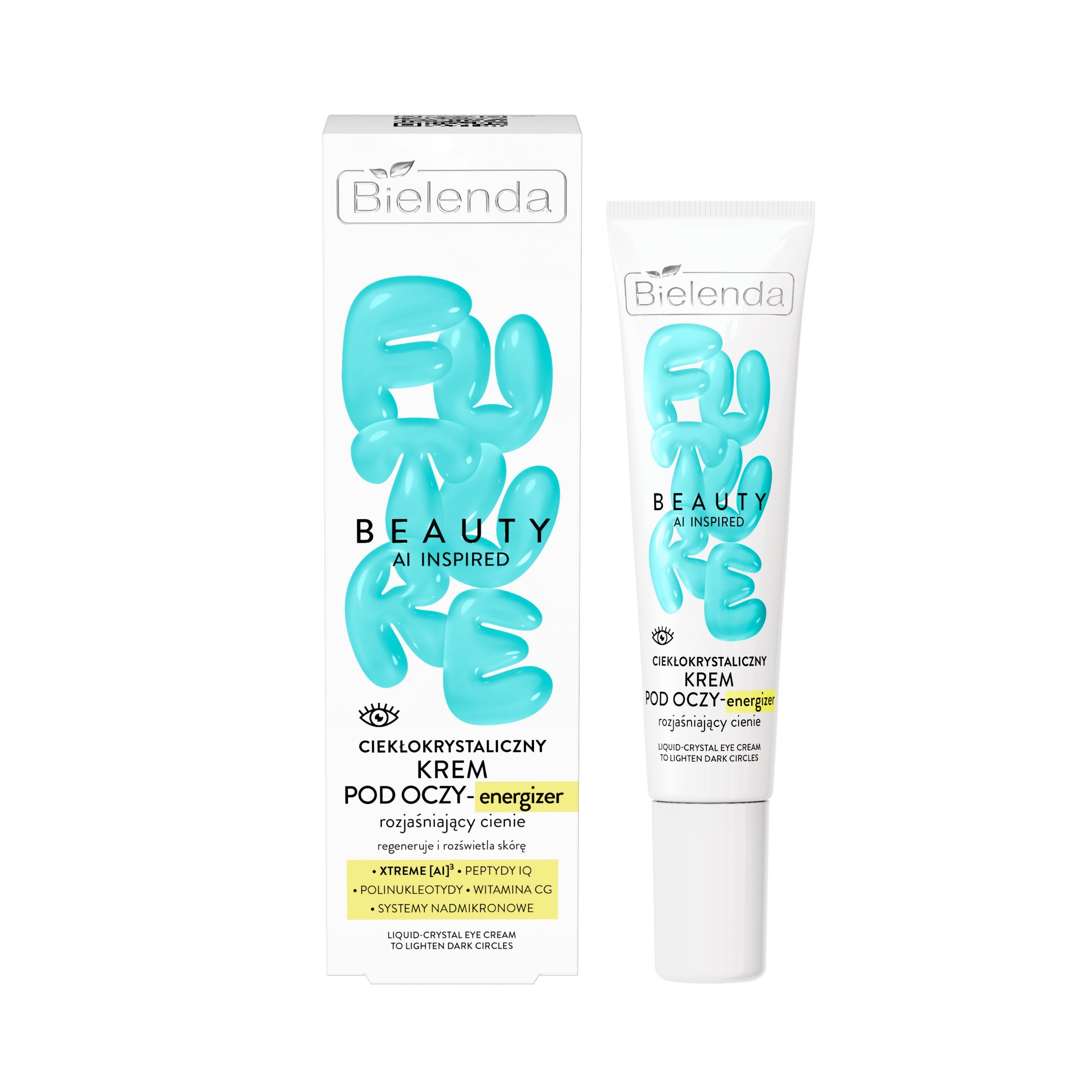 Bielenda Future Beauty Liquid Crystal Eye Cream Energizer Luminozitate Cearcăne 15ml