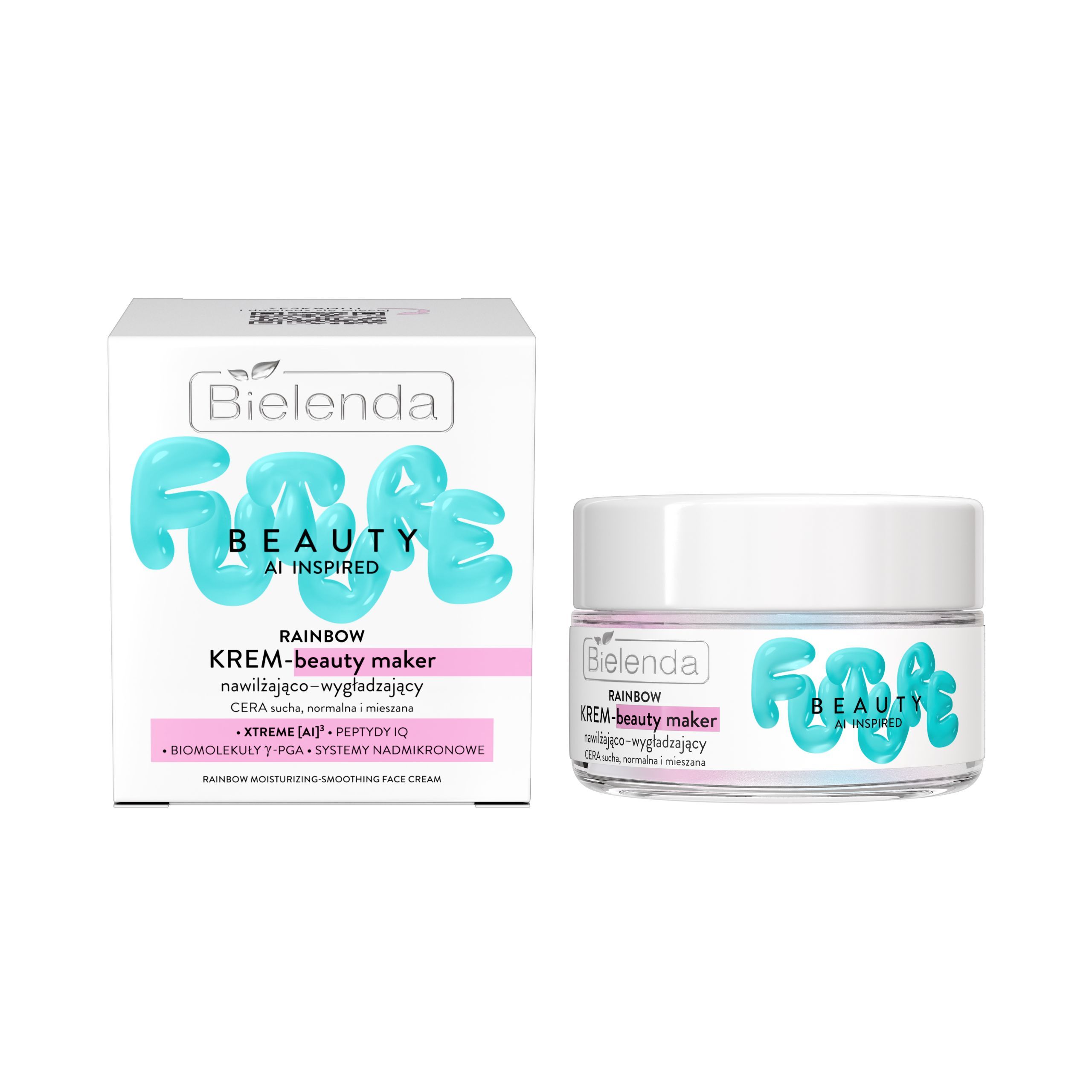 Bielenda Future Beauty Rainbow Cremă hidratantă și netezitoare 50ml
