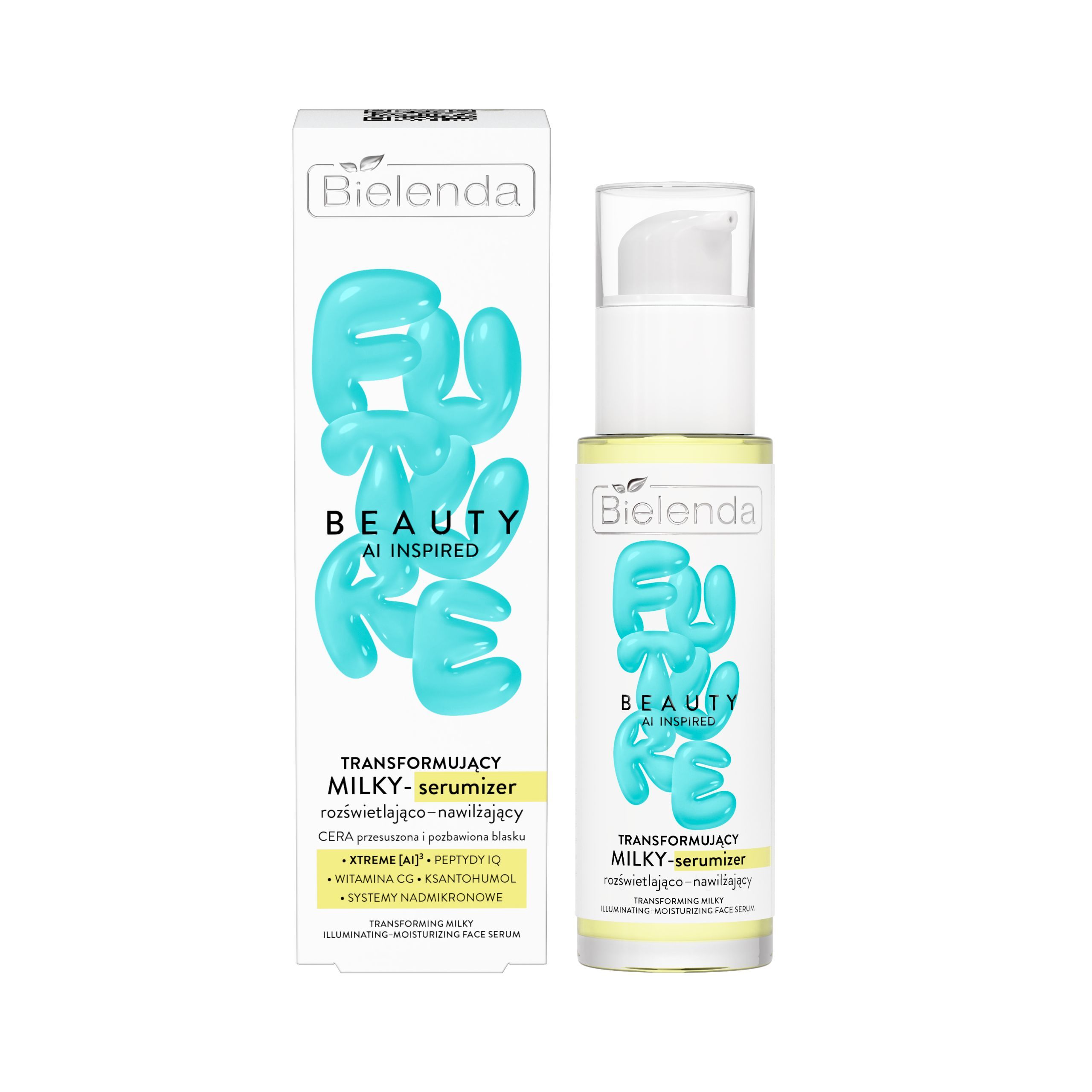 Bielenda Future Beauty Transforming Milky-Serumizer Iluminator și hidratant 30ml