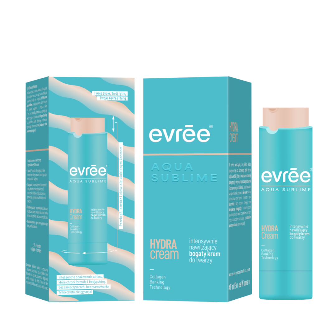 Evree Aqua Sublime Cremă de față bogată cu hidratare intensivă 45ml