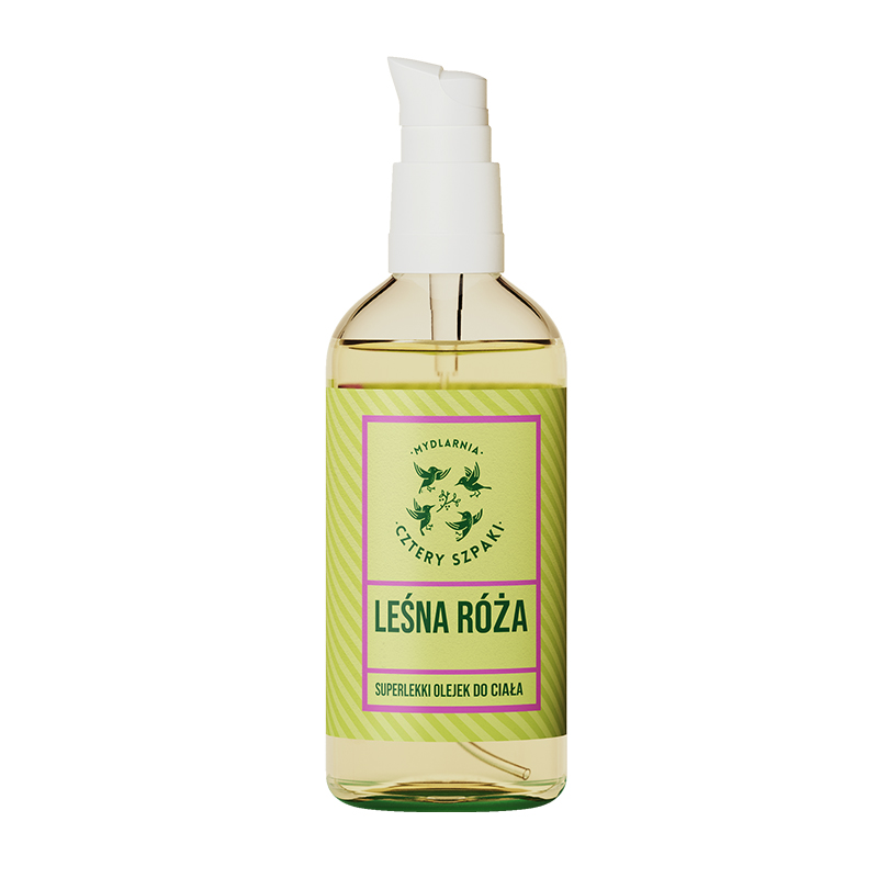 Four Pinks Soap House Super Lightweight Body Oil Forest Rose 100ml