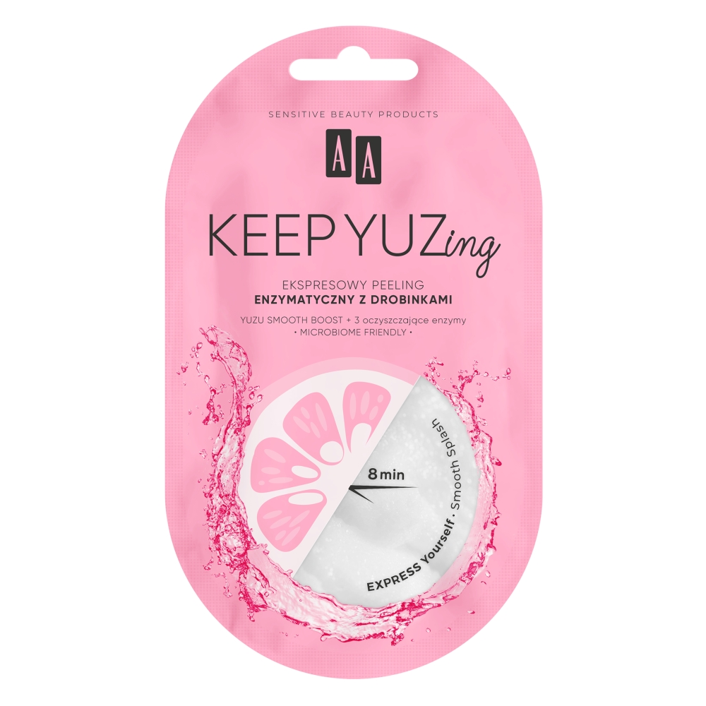 AA KEEP YUZing Enzymatic Express Scrub cu pulberi fine