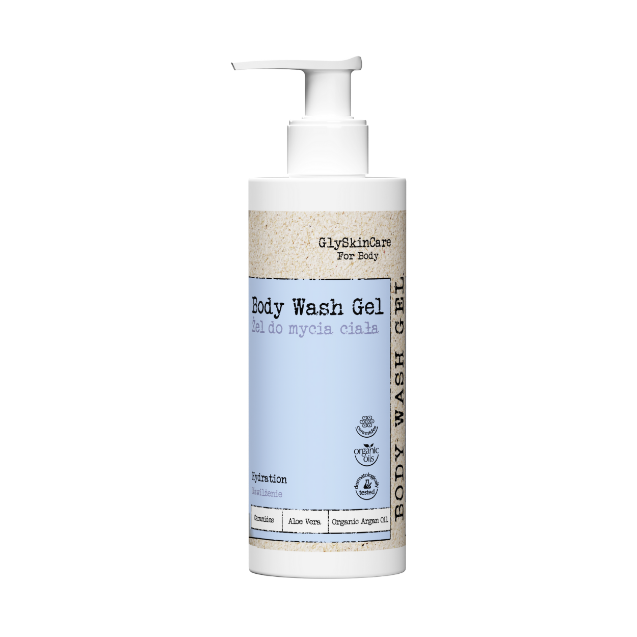Gel de duș hidratant pentru corp GlySkinCare 200ml