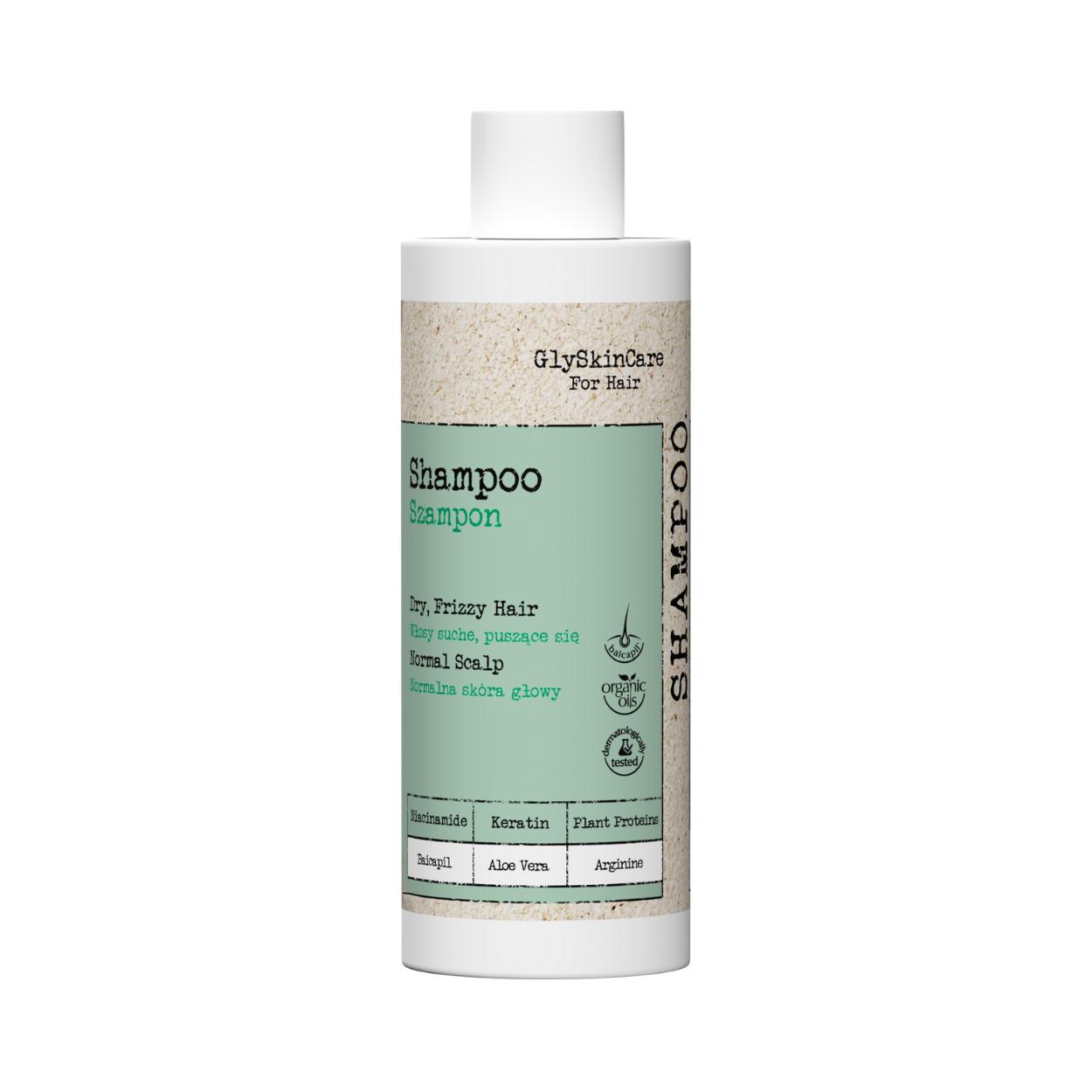 Șampon GlySkinCare pentru păr uscat și creț 200ml