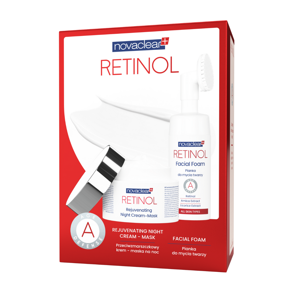Kit de îngrijire facială Novaclear Retinol