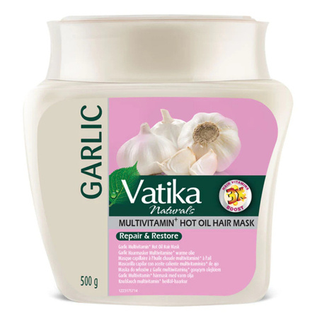 Mască de păr Dabur Vatika pentru păr slab și deteriorat cu usturoi 500g