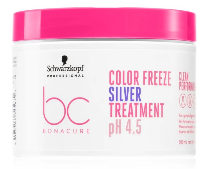 Schwarzkopf BC Color Freeze Silver Masca de par 500ml Scurt Data expirării 31.10.2025.