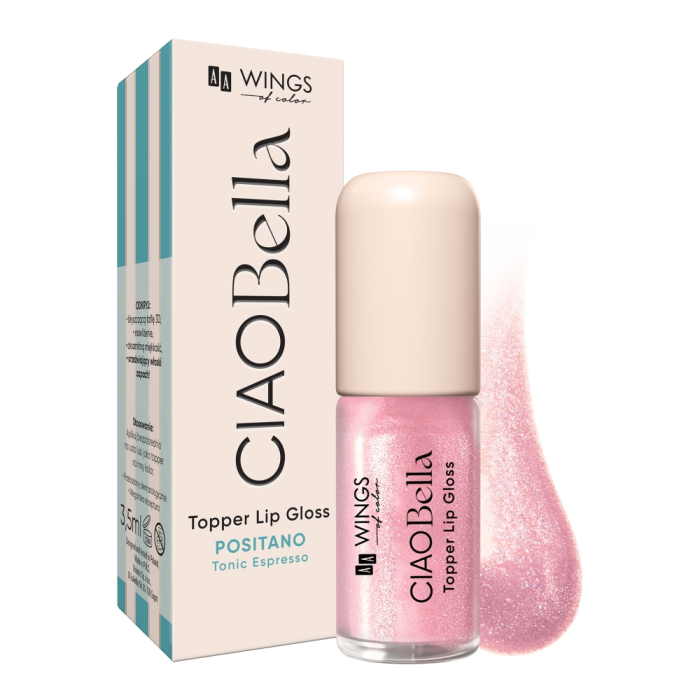 AA Wings of Color Ciao Bella Lip Gloss Topper 04 Pink Marshmallow Glaze 3.5ml