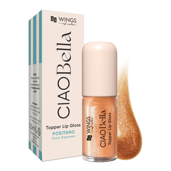 AA Wings of Color Ciao Bella Lip Gloss Topper 02 Walnut Glaze 3.5ml