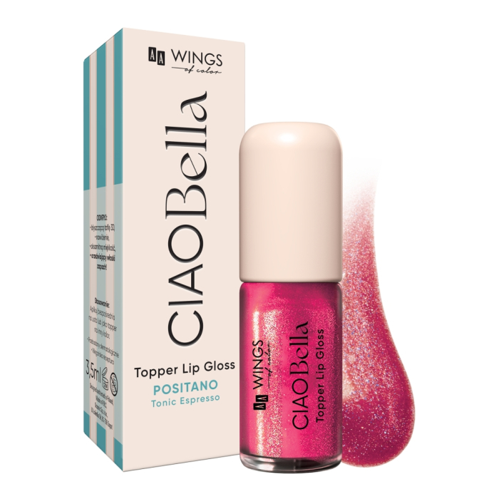 AA Wings of Color Ciao Bella Lip Gloss Topper 03 Raspberry Glaze 3.5ml