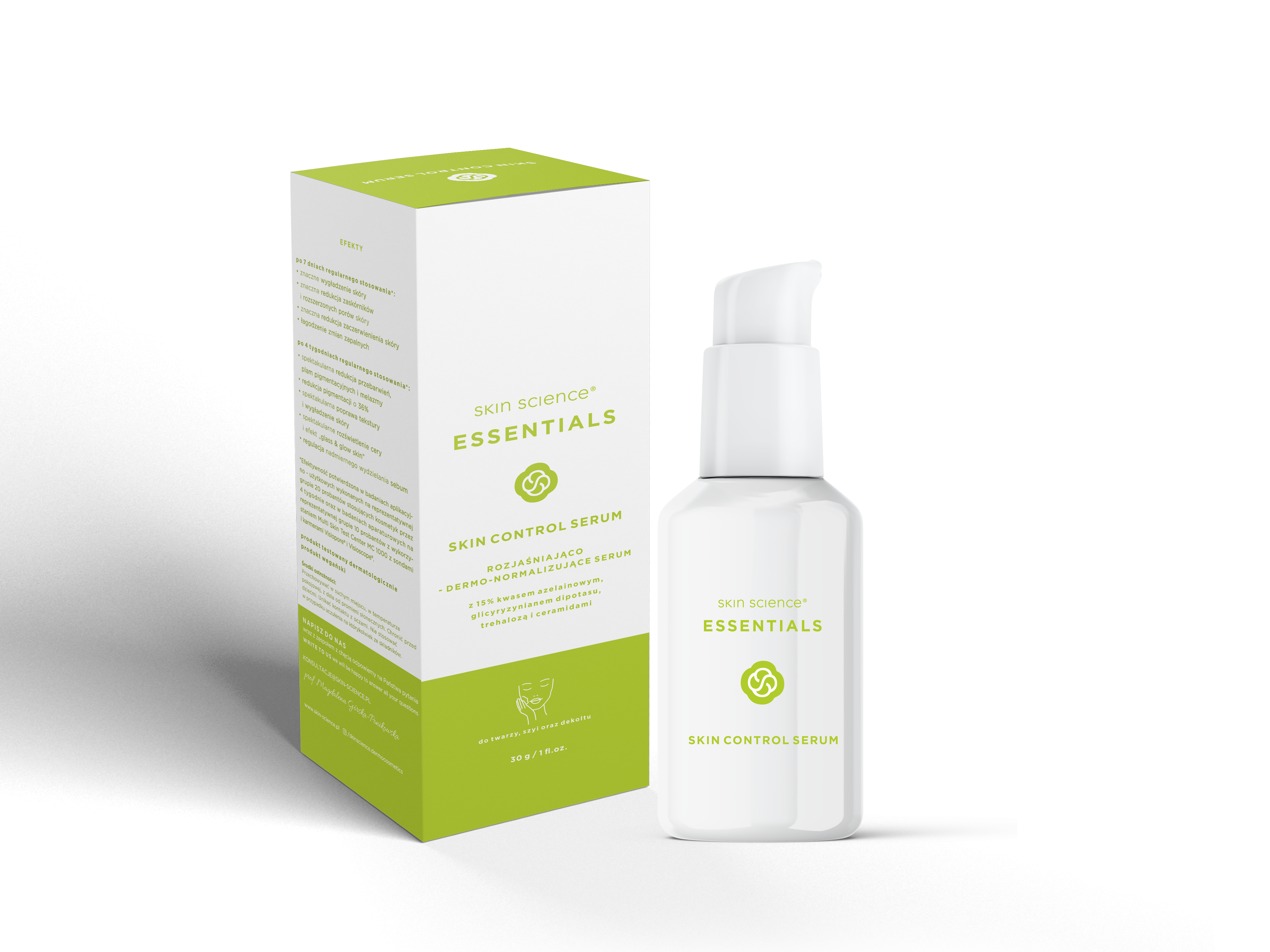 Skin Science Essentials Skin Control Ser iluminator și dermo-normalizant 30g