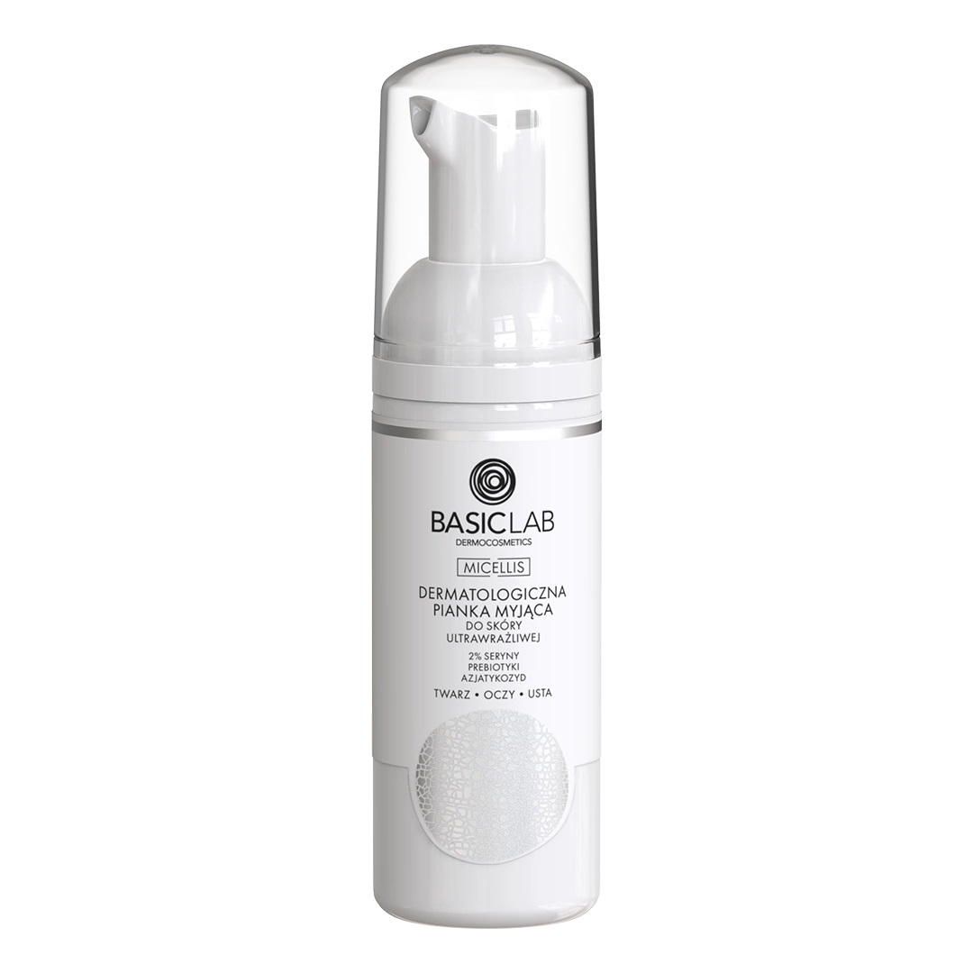 BasicLab Micellis Spumă de curățare dermatologică pentru piele ultra-sensibilă 50ml