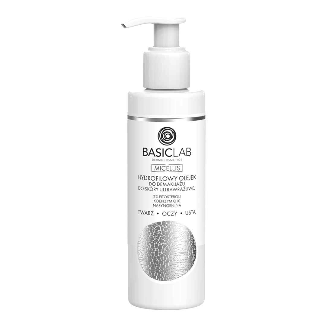 BasicLab Micellis Hydrophilic Makeup Remover Oil for Sensitive Skin 200ml