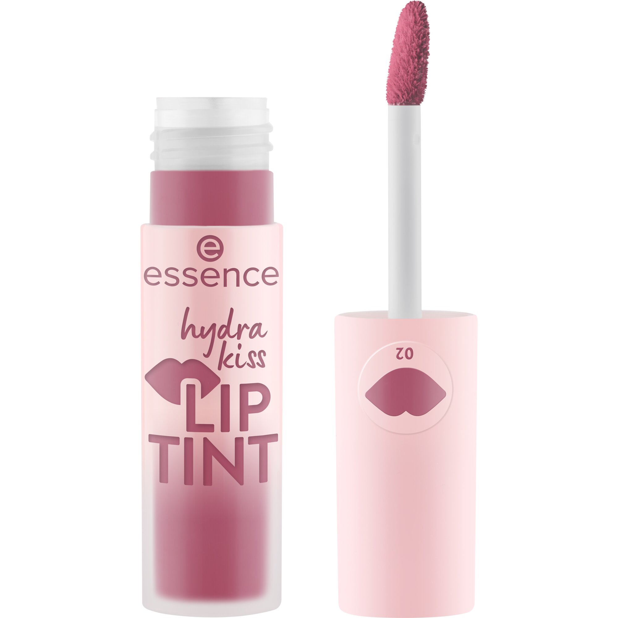 Essence Hydra Kiss Lip Tint cu finisaj luminos 02 Vintage Rose
