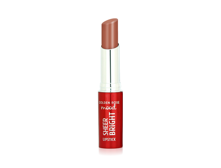 Ruj Golden Rose Mood Sheer Bright 104 Nude Latte