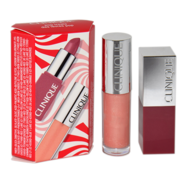 Set luciu de buze + ruj Clinique