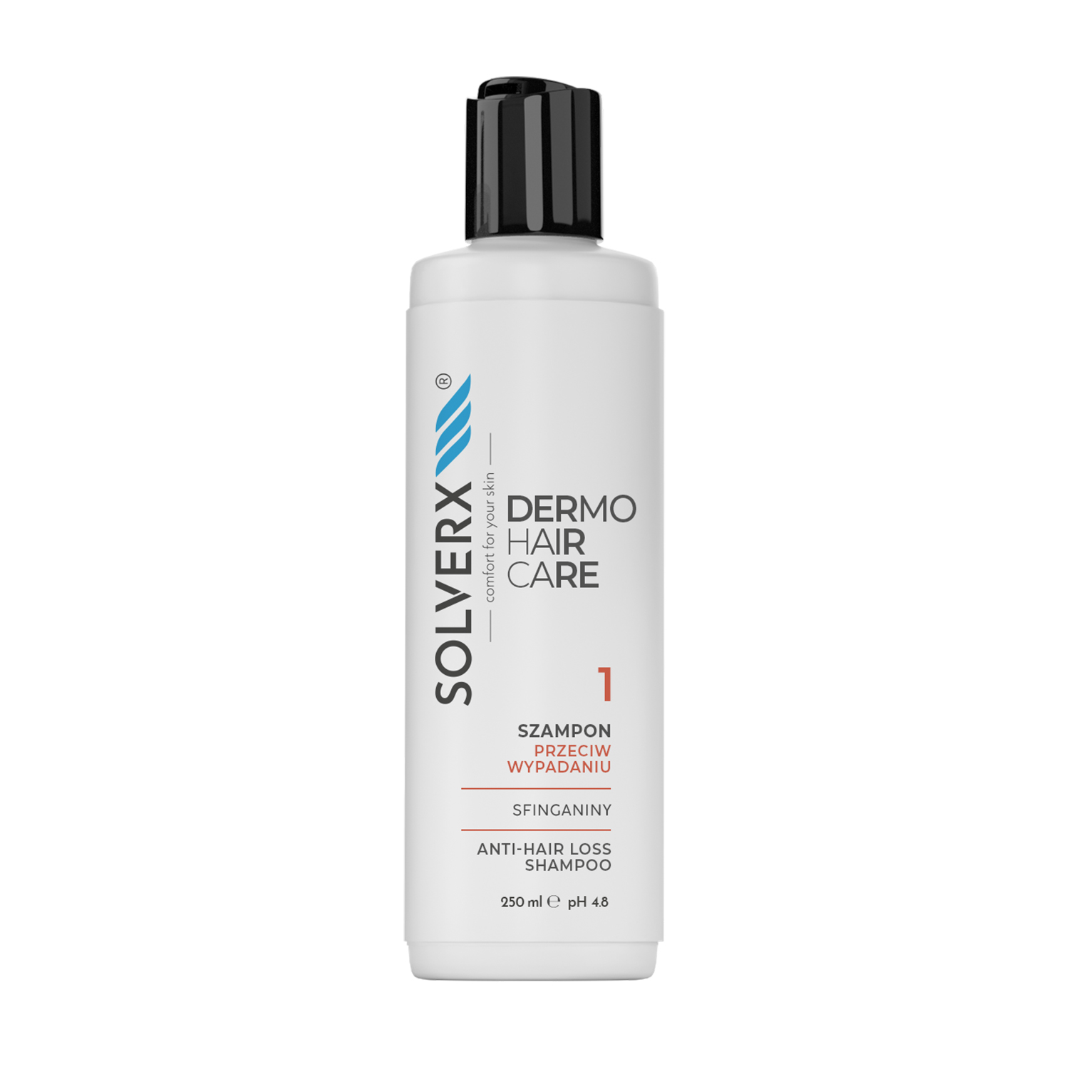Solverx Dermo Hair Care Șampon anti-pierdere a părului 250ml