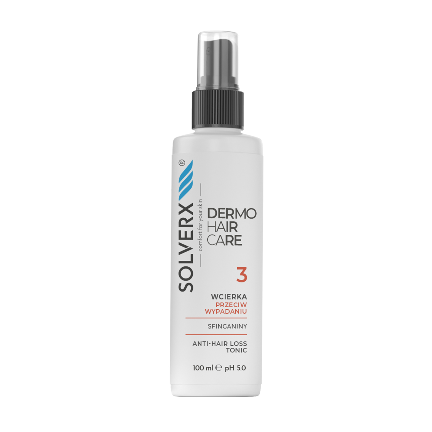 Solverx Dermo Hair Care Tonic împotriva căderii părului 100ml
