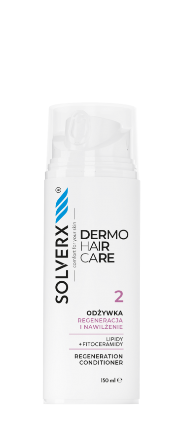 Solverx Dermo Balsam de regenerare și hidratare pentru îngrijirea părului 150ml
