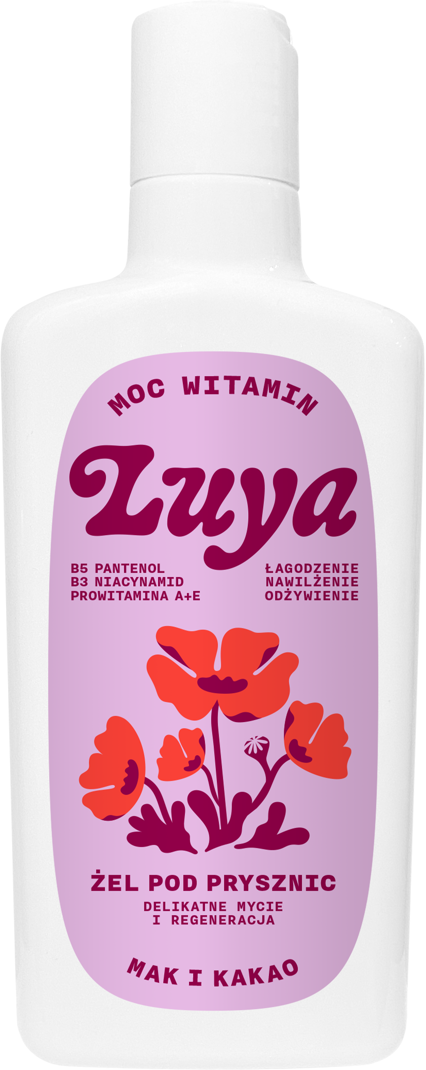 Gel de duș Luya cu mac și cacao 400ml