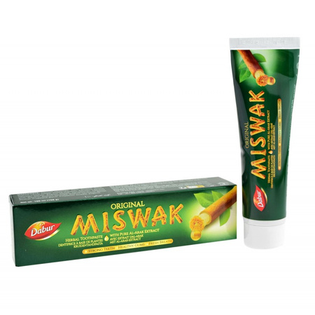 Pastă de dinți pe bază de plante Dabur Miswak cu extract din ramuri de copac Arak 100ml