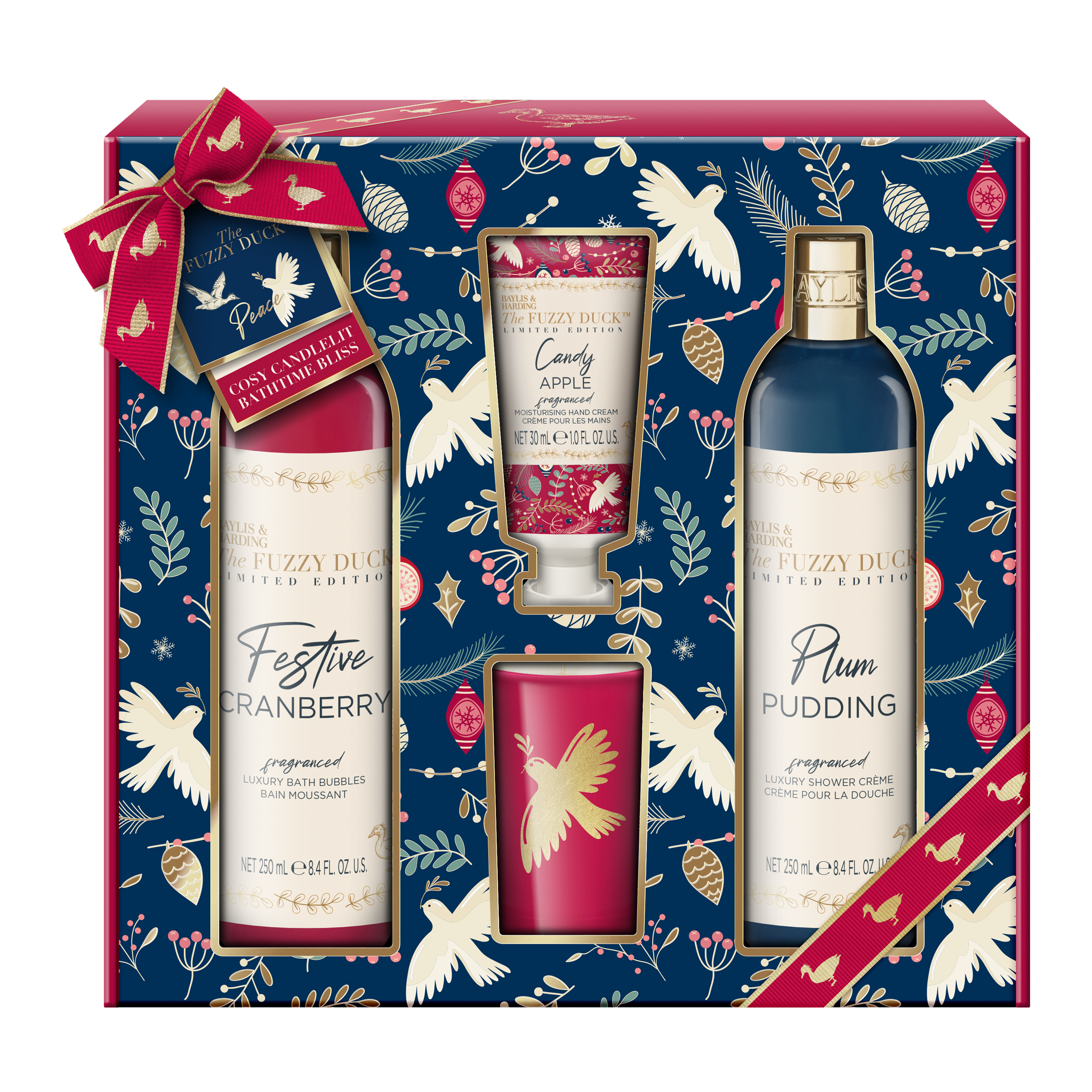 Baylis & Harding Setul de cadouri The Fuzzy Duck Cosy Candlelit Bathtime Bliss