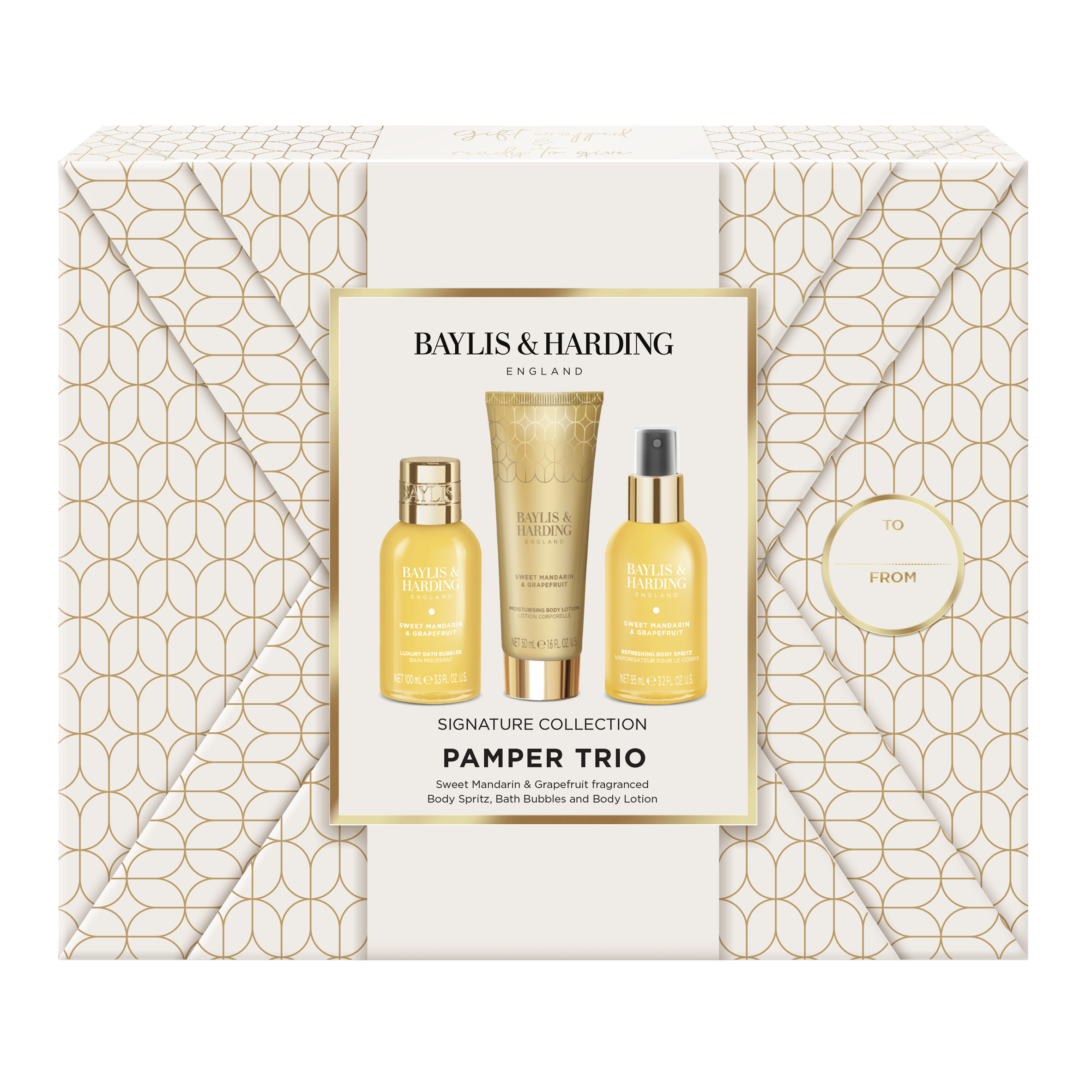 Baylis & Harding Sweet Mandarin & Grapefruit Pamper Trio Gift Set