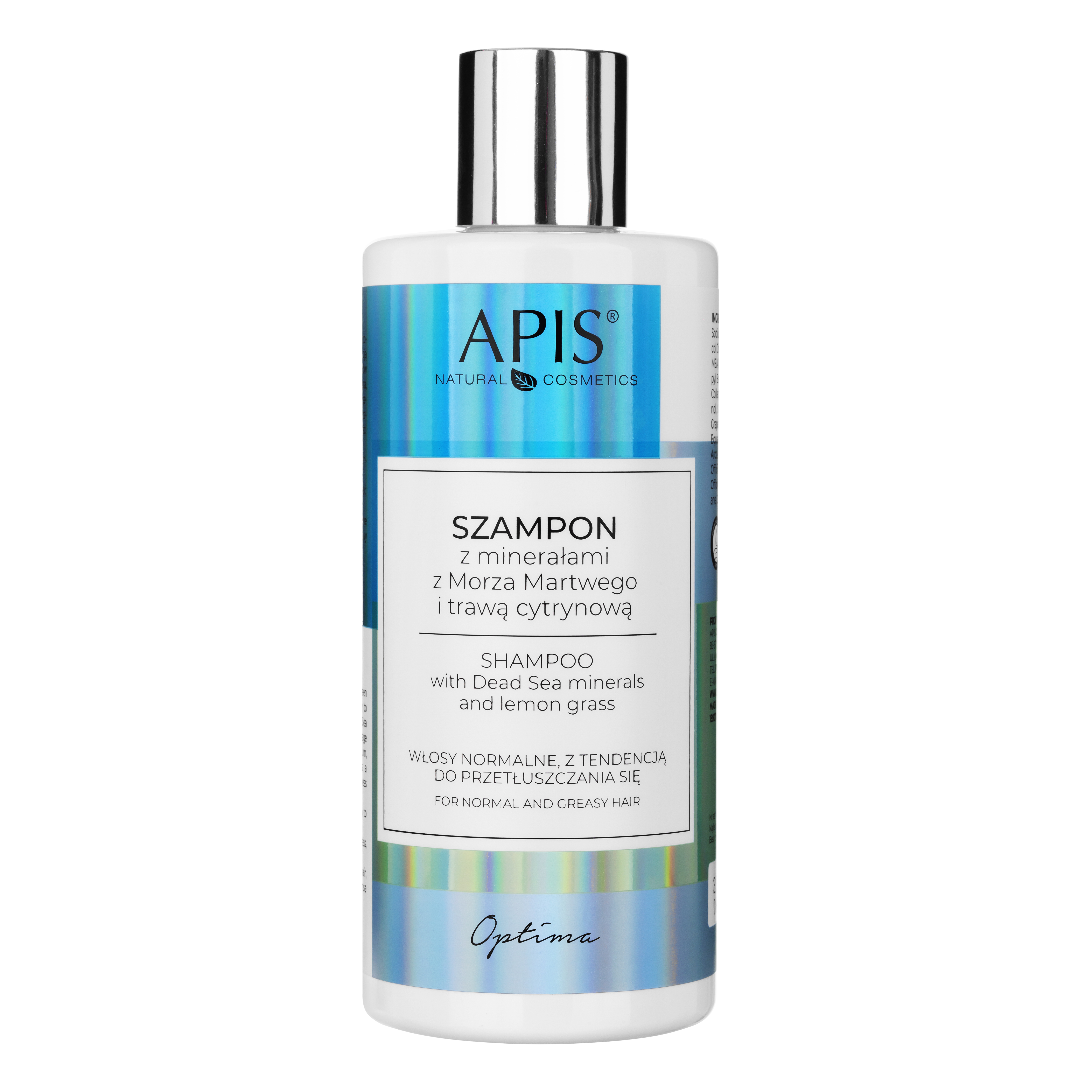 Șampon APIS Optima cu minerale de la Marea Moartă și lemongrass 300ml