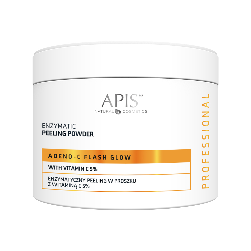 APIS Adeno-C Flash Glow Pulbere de peeling enzimatic cu vitamina C 5% 150g