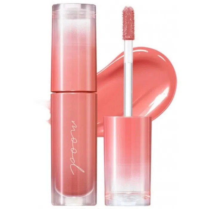 Peripera Ink Mood Glowy Tint Lip Gloss 02 Coral Influencer